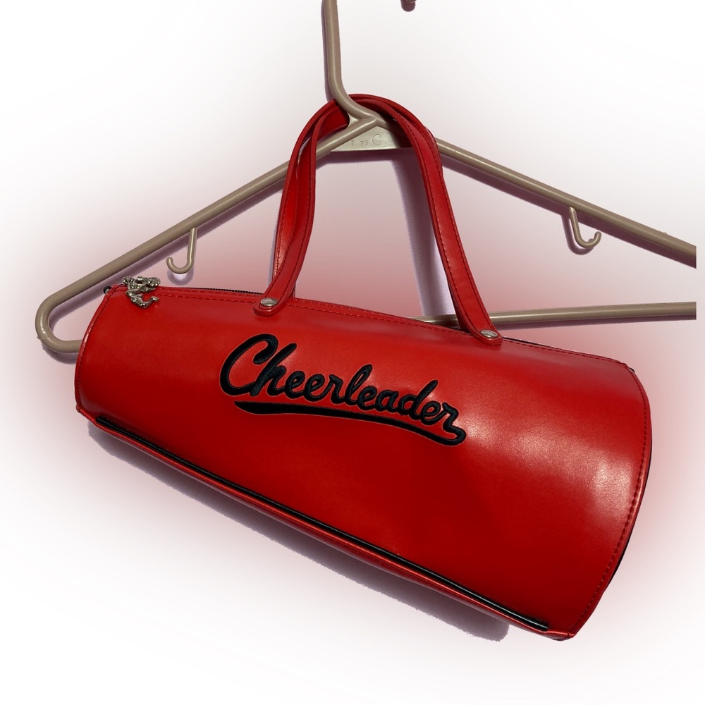 Red Cheerleader Horn Purse